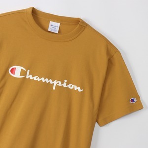 TE/Champion(チャンピオン) ロゴプリント ショートスリーブTシャツ C3-P302 ベージュ Lサイズ_画像2