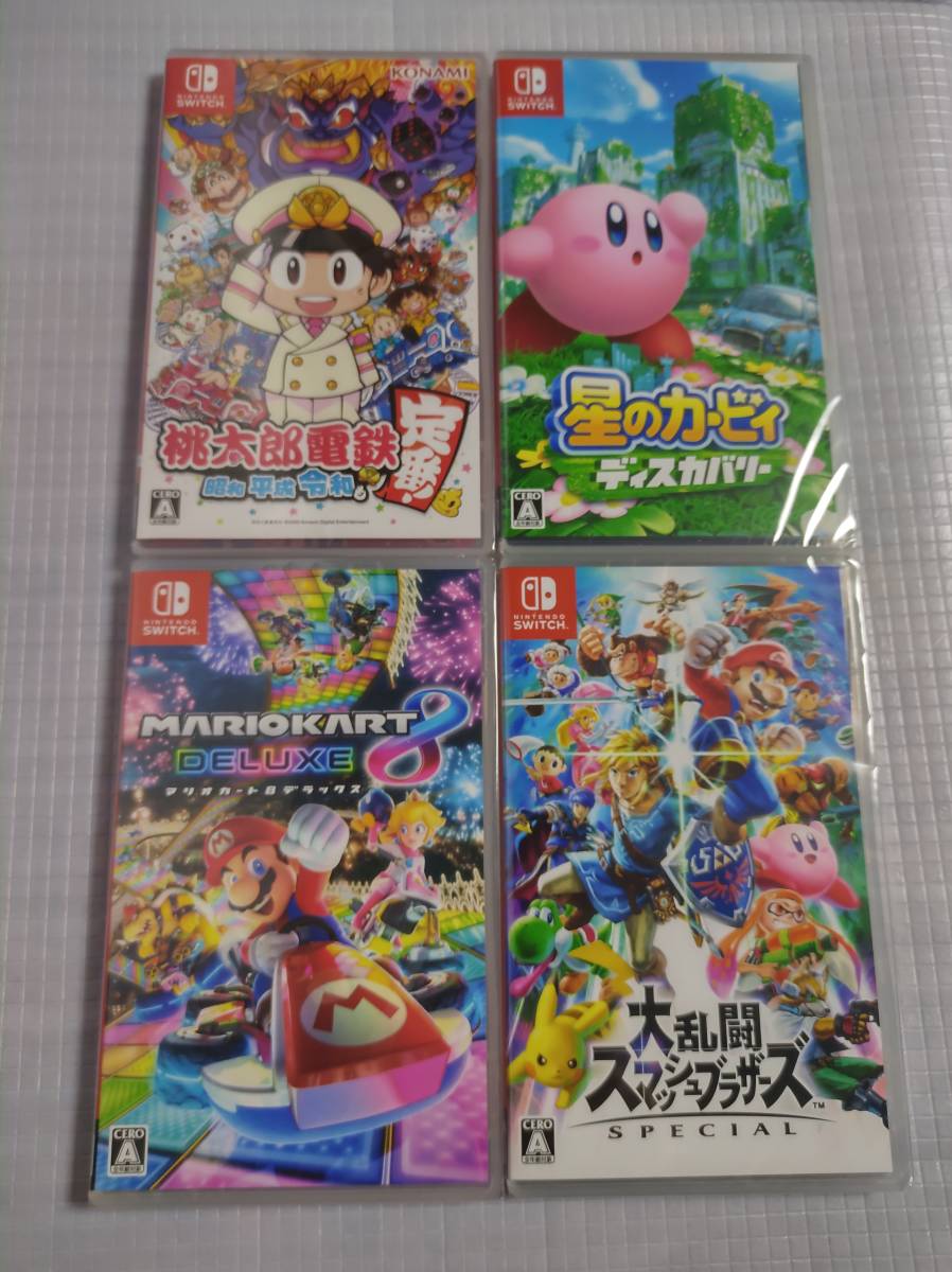 新品未開封☆送料込 Switch ソフト4本セット「マリオカート8・星の