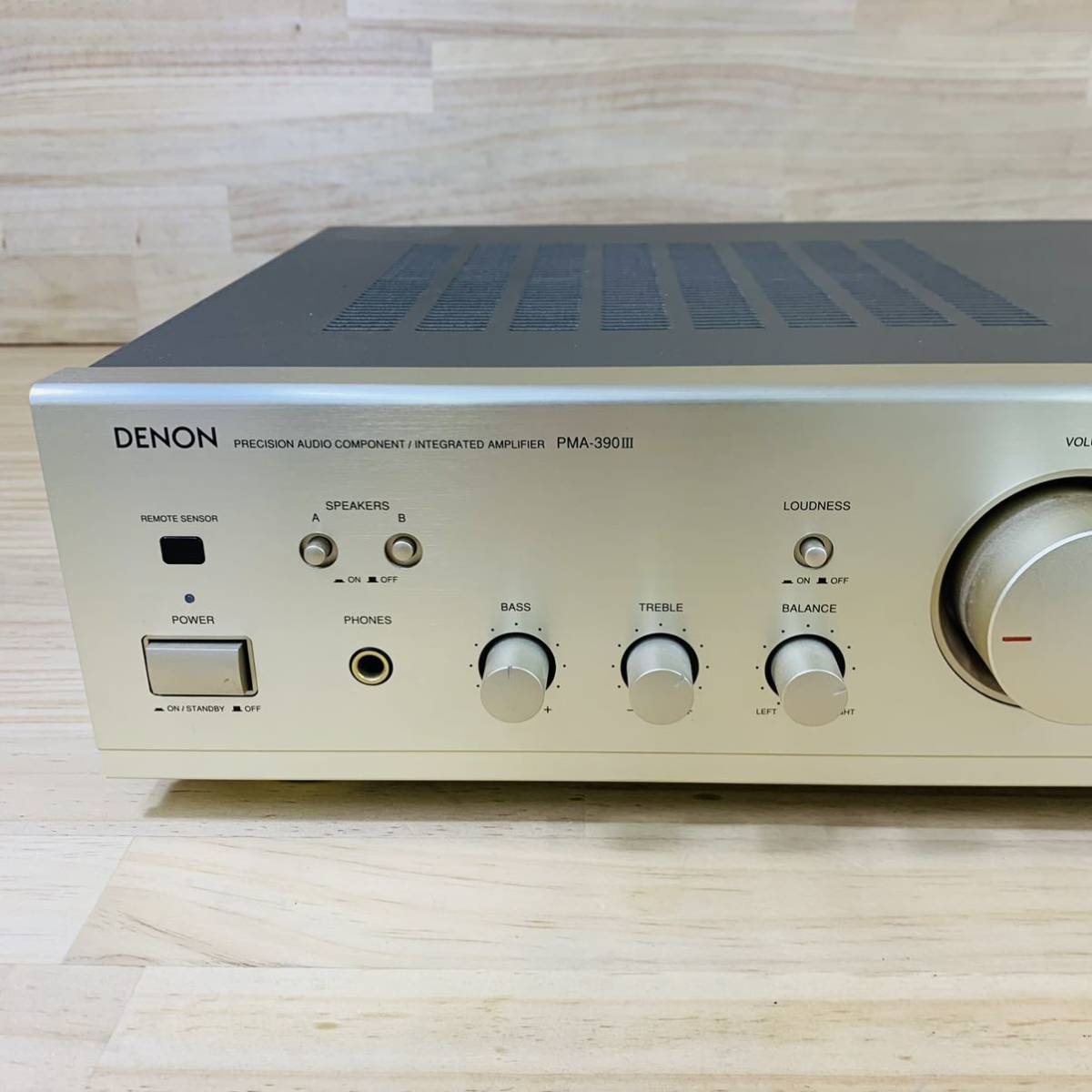 AQ17836-350 現状品 DENON デノン PMA-390Ⅲ プリメインアンプ 音響機器 オーディオ_画像2