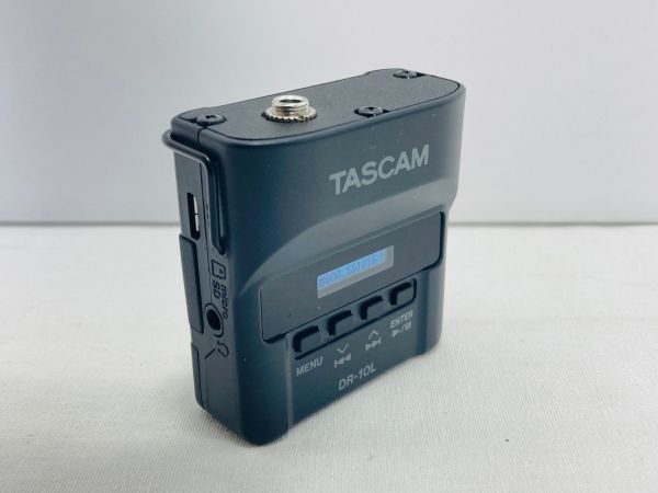 TASCAM タスカム ピンマイクレコーダー micro SDメモリーカード4G付き DR-10L 動作確認済 SS-220419005_画像3