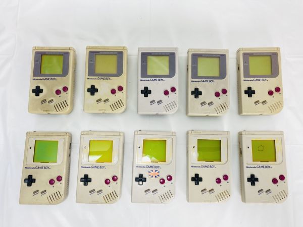 Nintendo 任天堂 GB 初代 ゲームボーイ 本体 10台 セット まとめ ジャンク SK-220510002 初代ゲームボーイ本体