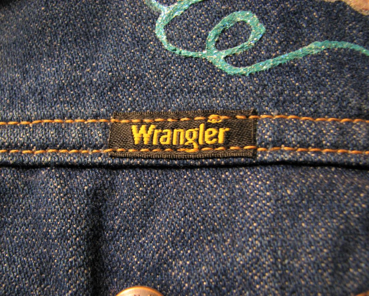 [ б/у одежда ]Wrangler покрывало подкладка вельвет цвет Denim жакет .... ввод размер 44