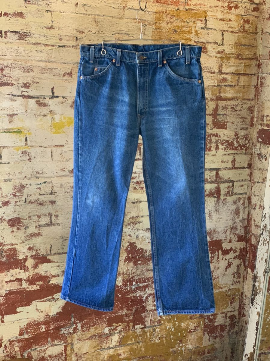 90s Levi's 517 DENIM PANTS MADE IN USA リーバイス517 デニムパンツ アメリカ製 USA製 ブーツカット オレンジタブ アメカジ 80s