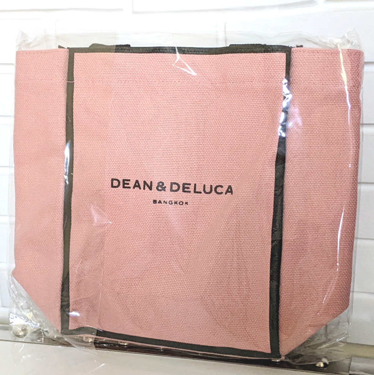 【日本未発売】DEAN&DELUCA BANGKOK トートバッグ XSサイズ　DUSTY ROSE