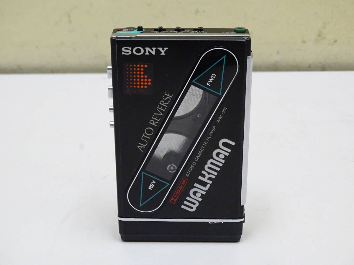 ○SONY WALKMAN○ソニー ウォークマン WM-101○カセットテープ・昭和レトロ○難あり・ジャンク!!! オーディオ機器 