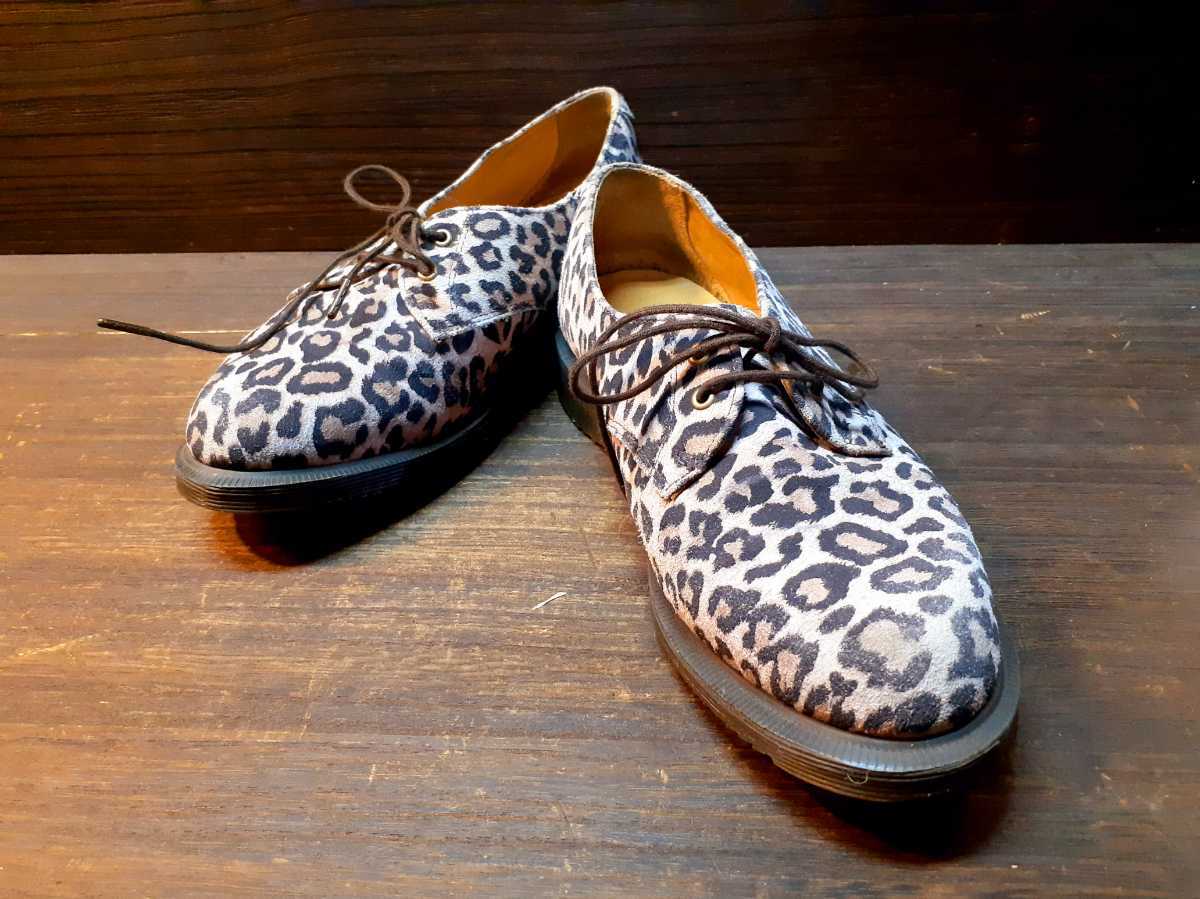 超格安一点 ロカビリーパンクロックスタイルDr.Martensヒョウ柄レオパードスエード2ホール UK6 超格安一点 ロカビリーパンクロックスタイルDr.Martensヒョウ柄レオパードスエード2ホール UK6