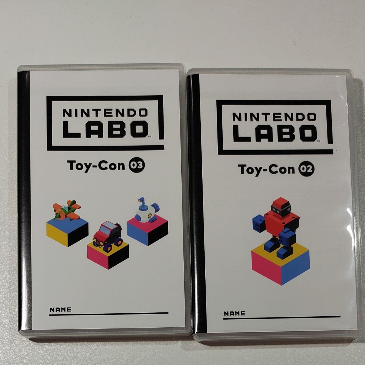 ニンテンドーラボ トイコン2 トイコン3 ロボット 車 ソフト2個まとめ売り Nintendo Labo Switch
