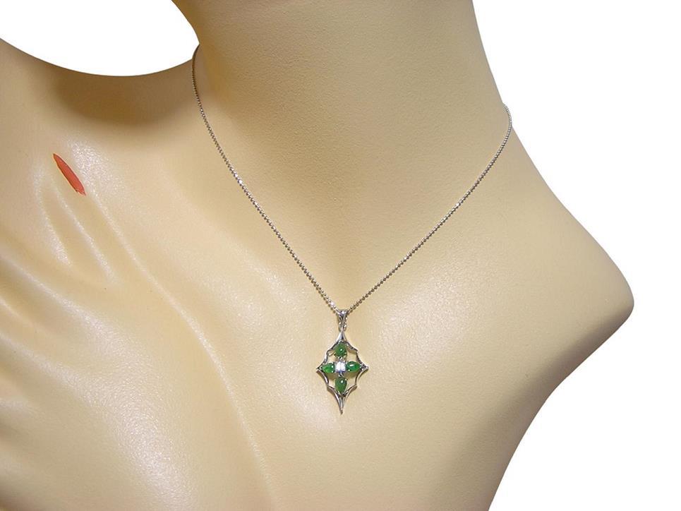 [ natural book@..] fine quality diamond platinum made pendant top jade natural JadaToys ito. sphere centre gem research place so-ting attaching 