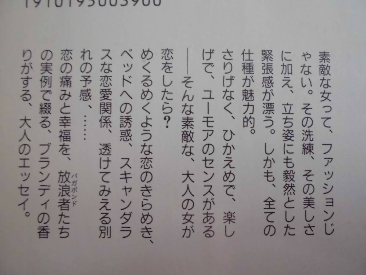 森瑤子　「恋の放浪者」　平成５年１月２５日　初版本　　角川文庫　　　　　　　_画像3