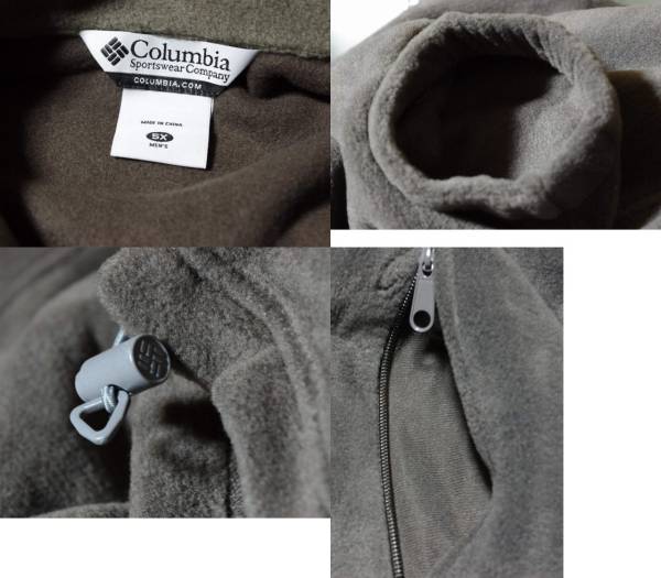 Columbia SteensMt. Fleece JKT 6X Bark US輸入 ビッグサイズ