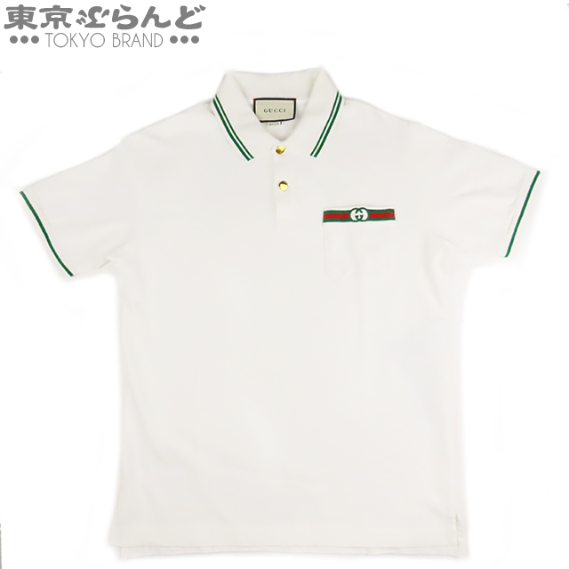 101598047 グッチ GUCCI ウェブ & インターロッキングG ポロシャツ