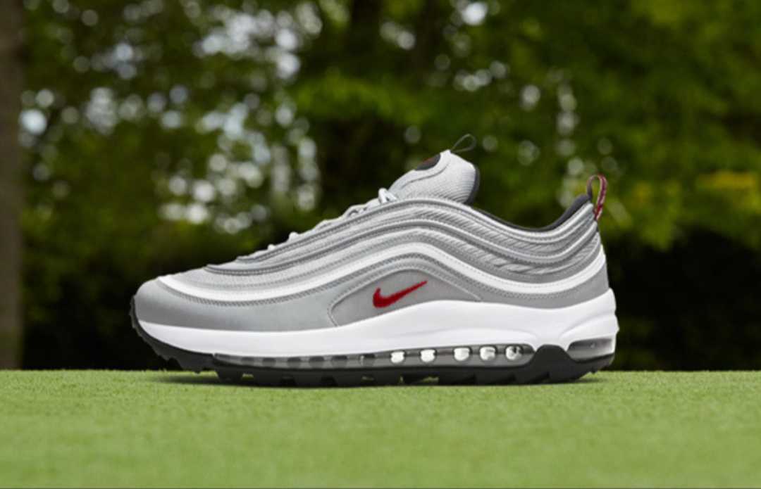 【新品超レア】ナイキNIKEエアマックス97Golf/28.5cm/シルバー_画像8