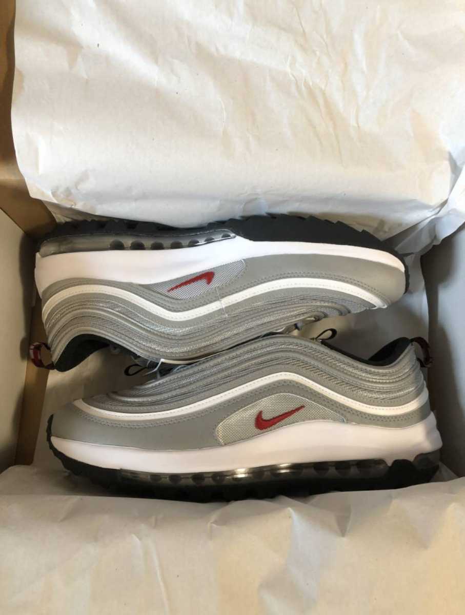 【新品超レア】ナイキNIKEエアマックス97Golf/28.5cm/シルバー_画像9