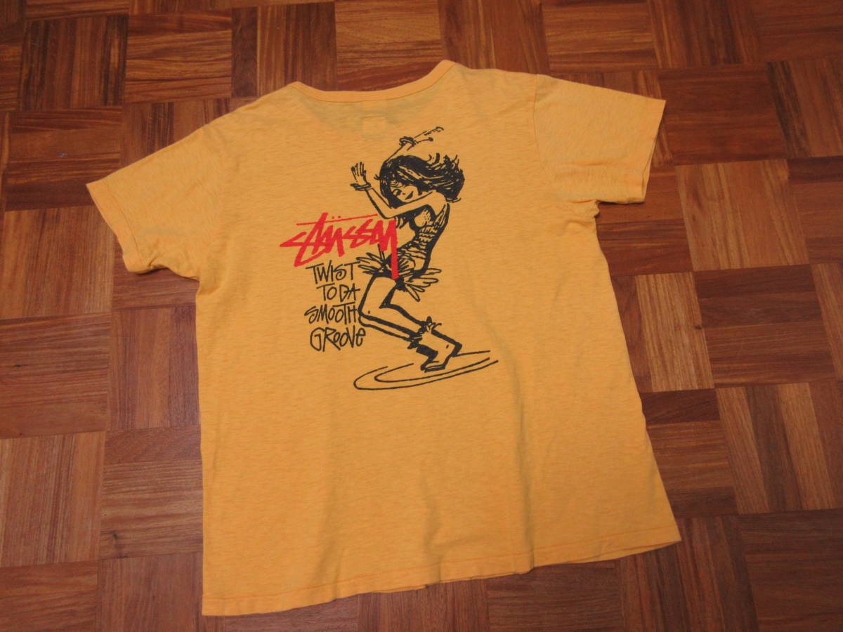 STUSSY×Champion ステューシー×チャンピオン バックプリントTシャツ