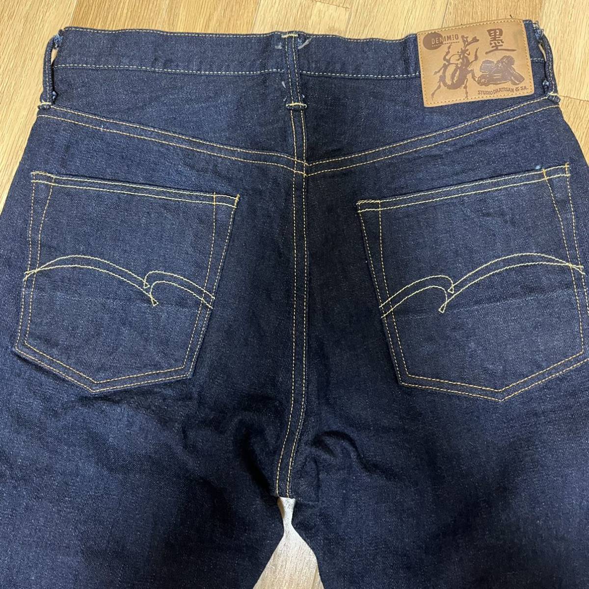 ステュディオダルチザン DM004SUMI 30インチ コラボ ジーンズ 墨