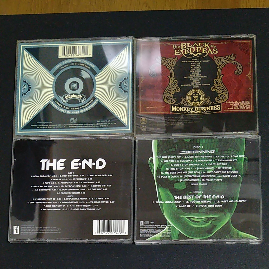 THE BLACK EYED PEAS CDアルバム4枚セット