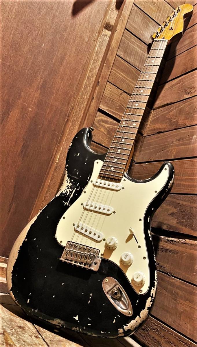 Aged&Relic Custom/Stratocaster/Aged Black/ストラト/エレキギター