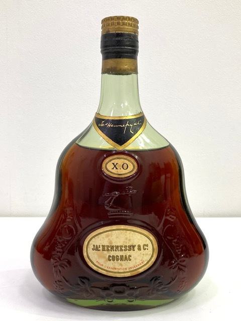 16863】古酒 Hennessy ヘネシー XO 金キャップ グリーンボトル