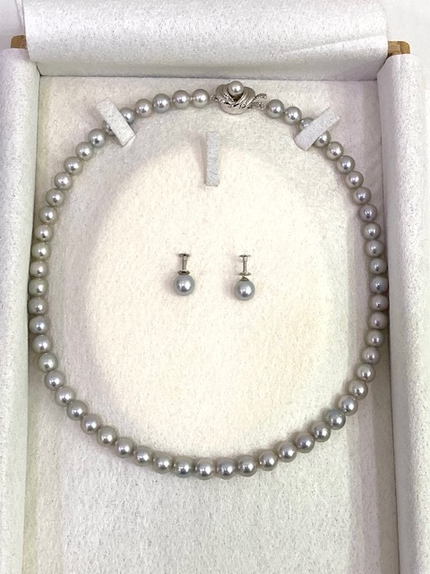 17348】田崎真珠 TASAKI パールネックレスSV留め具 34.0g パール 17348】田崎真珠 TASAKI パールネックレスSV留め具 34.0g パール