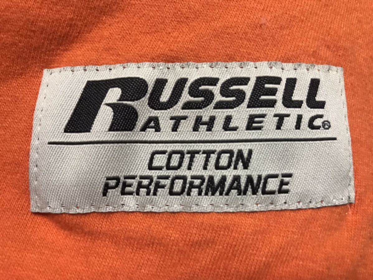 RUSSELL MEN’S COTTON PERFORMANCE POCKET SHORT SLEEVE T-SHIRTS size-L(着丈69身幅59) 中古(美品) 送料無料 NCNRの画像2