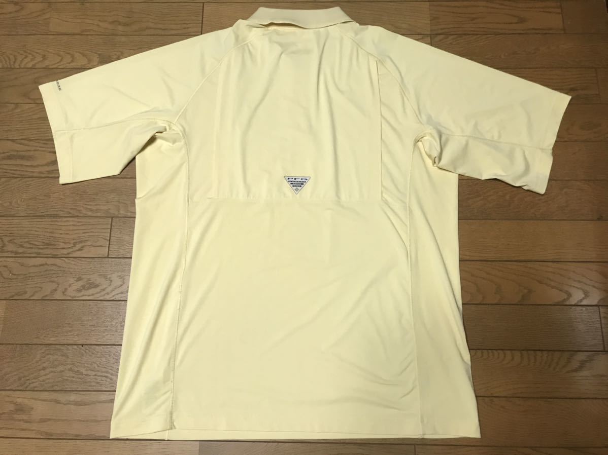 Columbia “PFM” OMNI-FREEZE MEN’S SHORT SLEEVE 1/4 ZUP SHIRTS size-L(着丈76身幅61) 中古(美品) 送料無料 NCNR