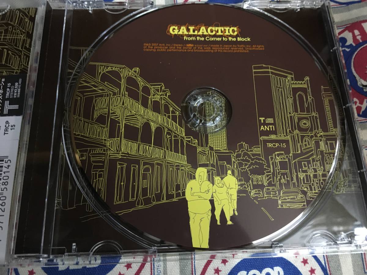 Galactic★中古CD国内盤帯付「ギャラクティック～フロム・ザ・コーナー・トゥ・ザ・ブロック」_画像3