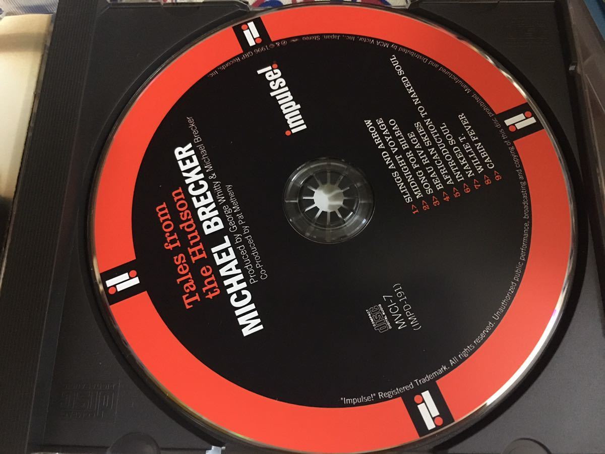 Michael Brecker 中古CD国内盤帯付「マイケル・ブレッカー~テイルズ・オブ・ザ・ハドソン」