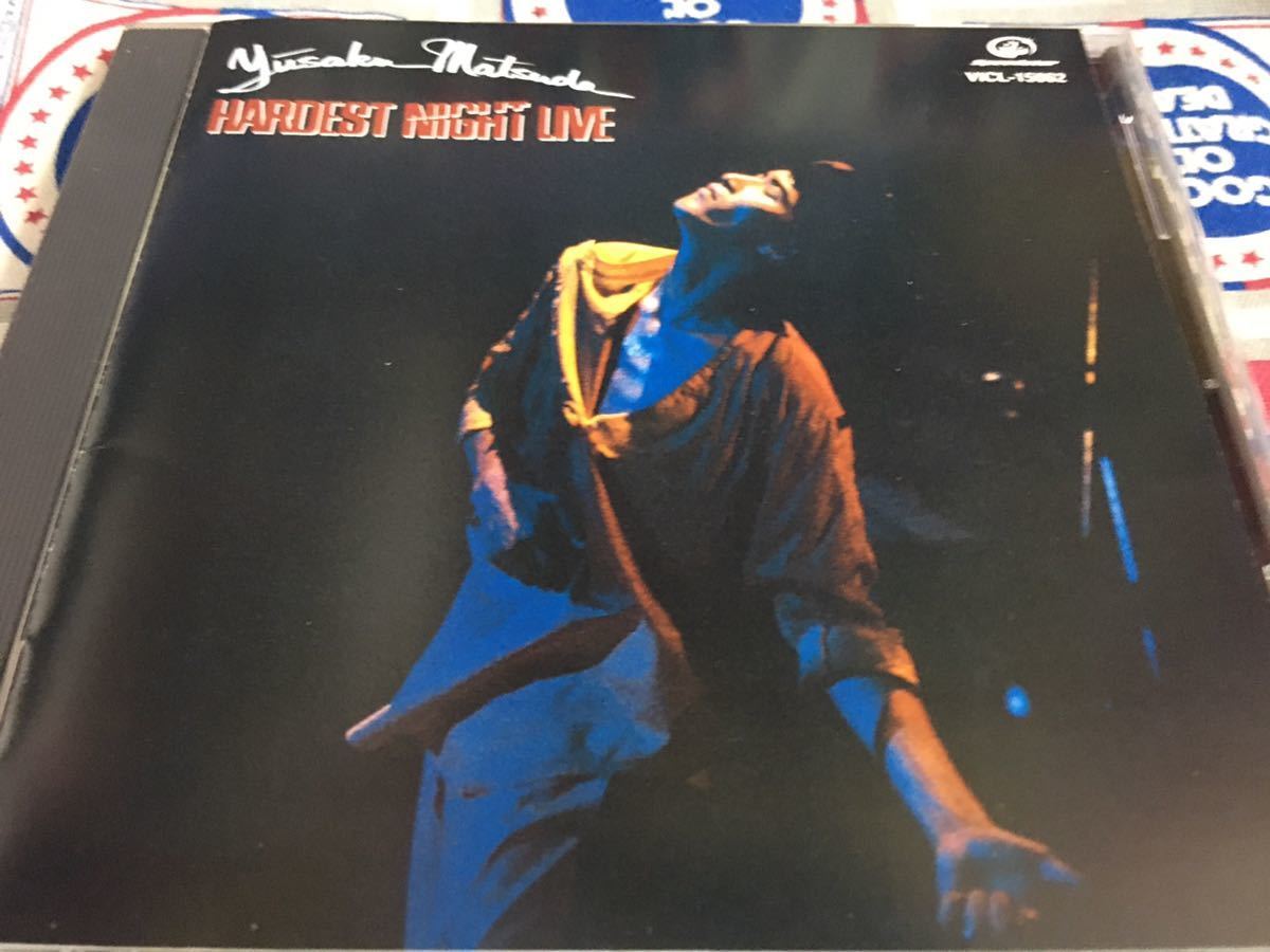 松田優作★中古CD国内盤「Hardest Night Live」_画像1