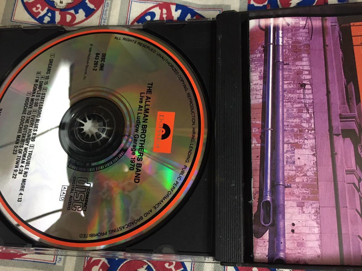 The Allman Brothers Band★中古2CD/US盤「オールマン・ブラザーズ・バンド～Live At Ludlow Garage 1970」_画像3