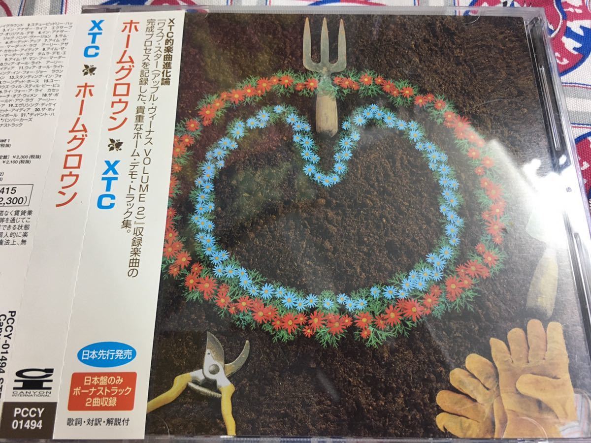 XTC* б/у CD записано в Японии с лентой [XTC~ Home Glo un]