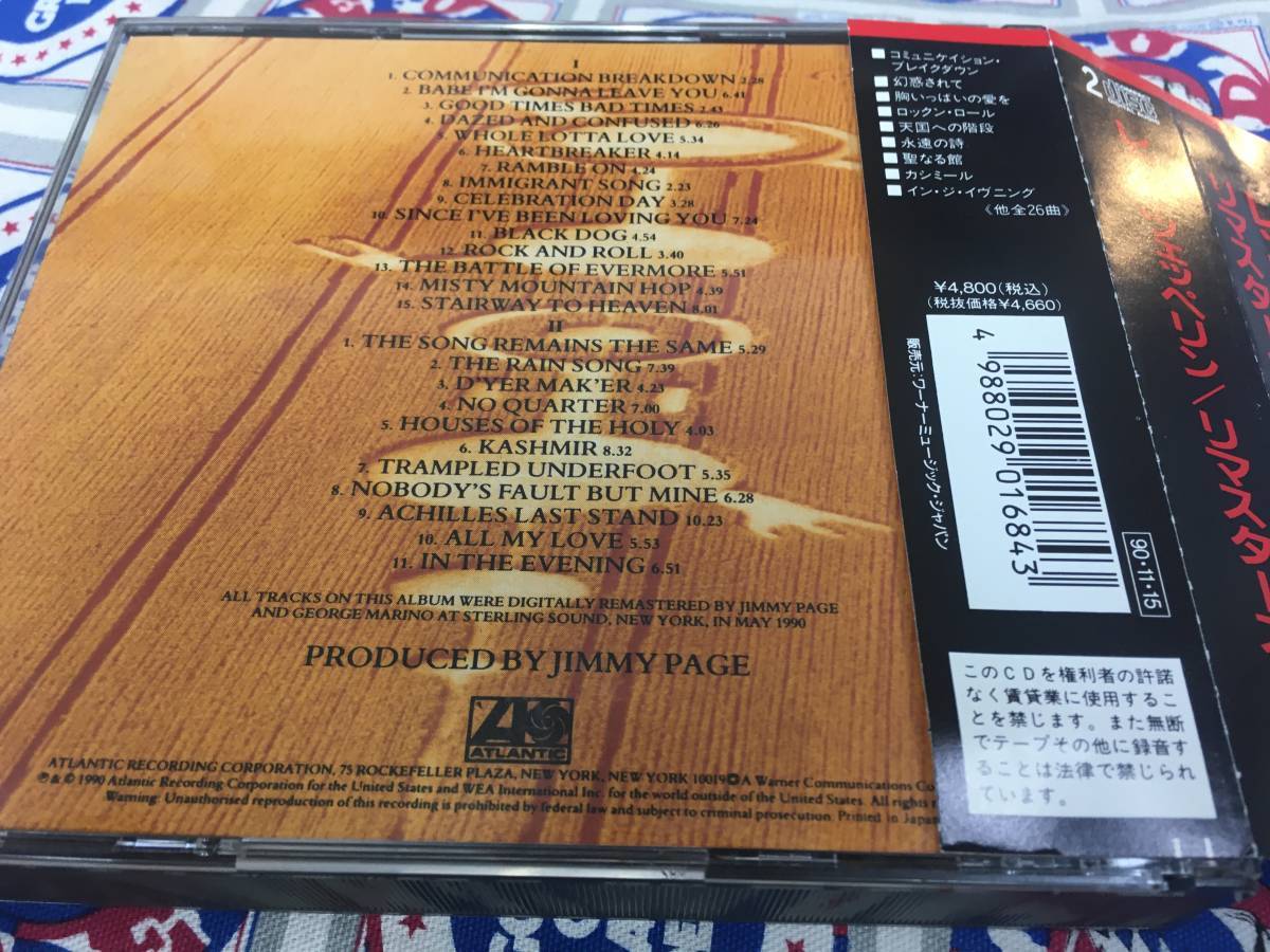 Led Zeppelin★中古2CD国内盤帯付「レッド・ツェッぺリン～リマスターズ」_画像2