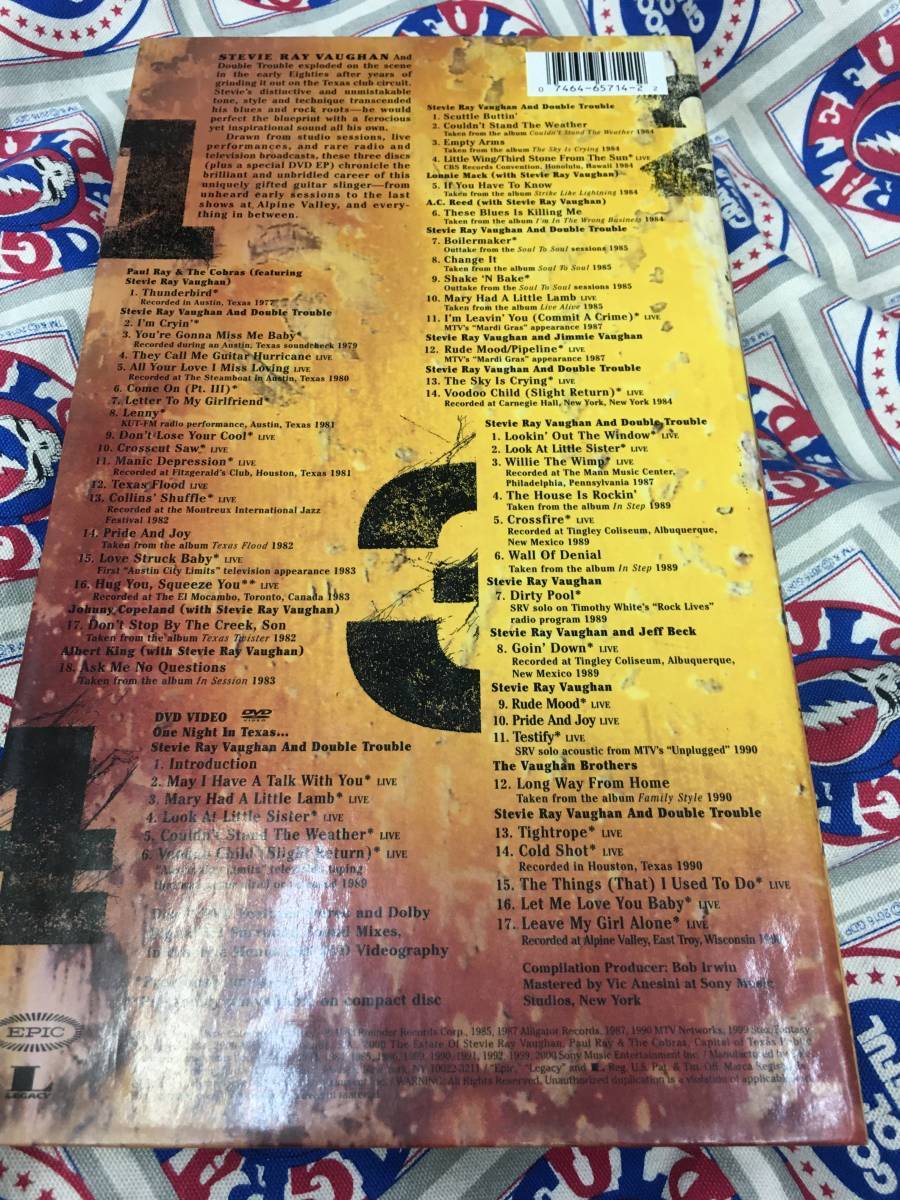 Stevie Ray Vaughan★中古3CD+DVD/US盤「スティーヴィ―・レイ・ヴォーン～SRV」_画像2