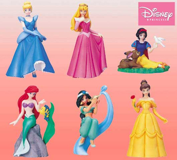 ◎Yujin SRシリーズ ディズニープリンセス 全6種セット 新品・未開封 白雪姫 シンデレラ アリエル ジャスミン オーロラ姫 ベル