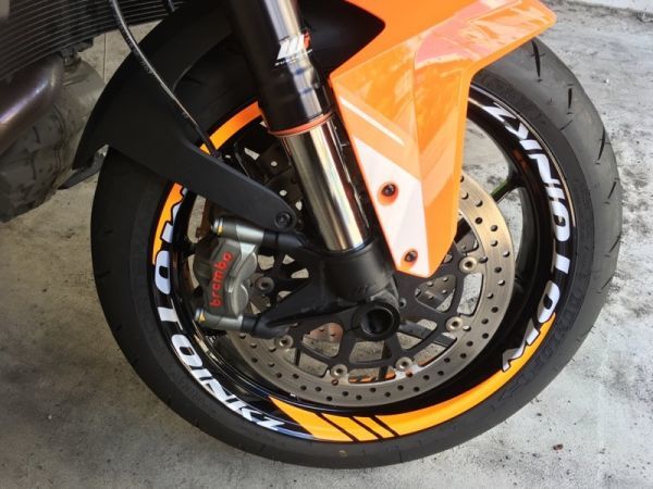 GP4 rim sticker each color APRILIA Aprilia RSV4 TUONO 1100 RF SHIVER RS4 125 RS250 RS125 RS50 FACTORYsi bar 