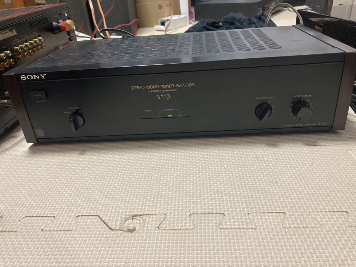 Yahoo!オークション - SONY TA-N110 ステレオパワーアンプ Yahoo!オークション - SONY TA-N110 ステレオパワーアンプ