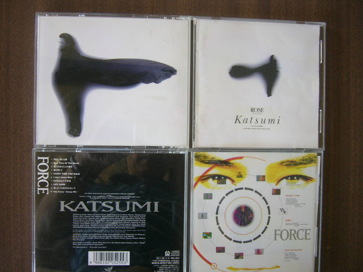 KATSUMI アルバムセット / 4thアルバム『FORCE』（フォース）＋ 3rd アルバム 『ROSE IS A ROSE』 （ローズ・イズ・ア・ローズ）_画像1