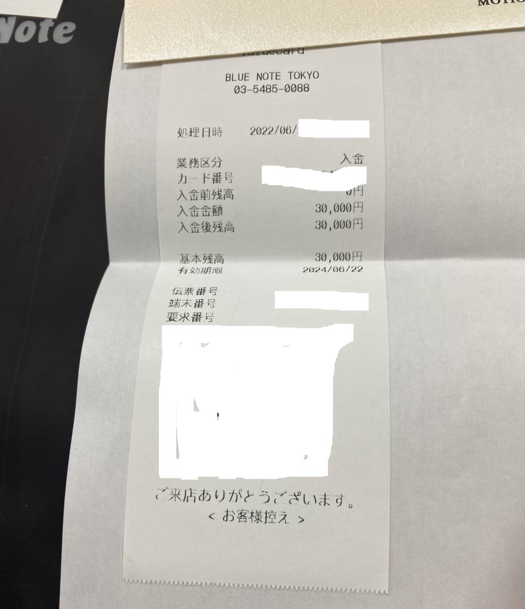 30000円分 ブルーノート東京 ギフトカード コットンクラブ 3万円 