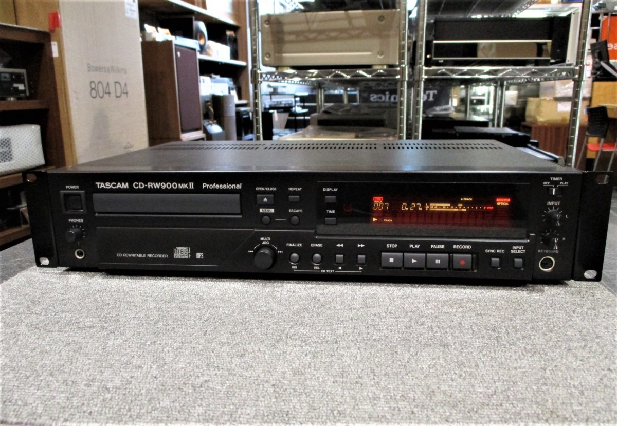 TASCAM CDレコーダー/プレーヤー 業務用 CD-RW901MK2-