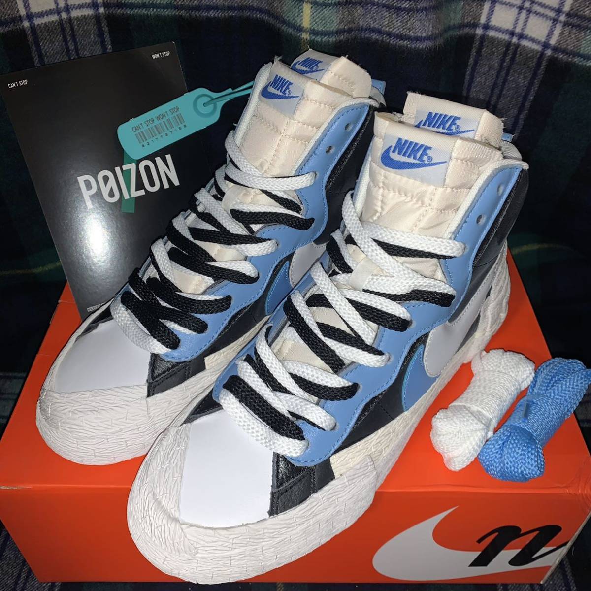 りいたしま NIKE - SACAI X NIKE BLAZER MID 26.5cmの通販 by rick