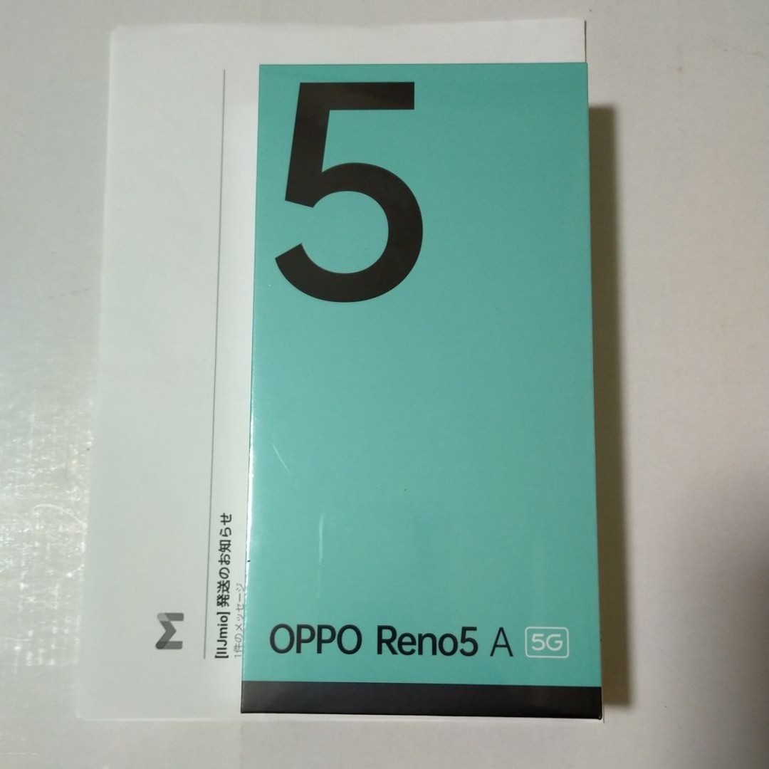 カメラ】 OPPO - 新品未開封 oppo Reno 5A アイスブルー 5G simフリー