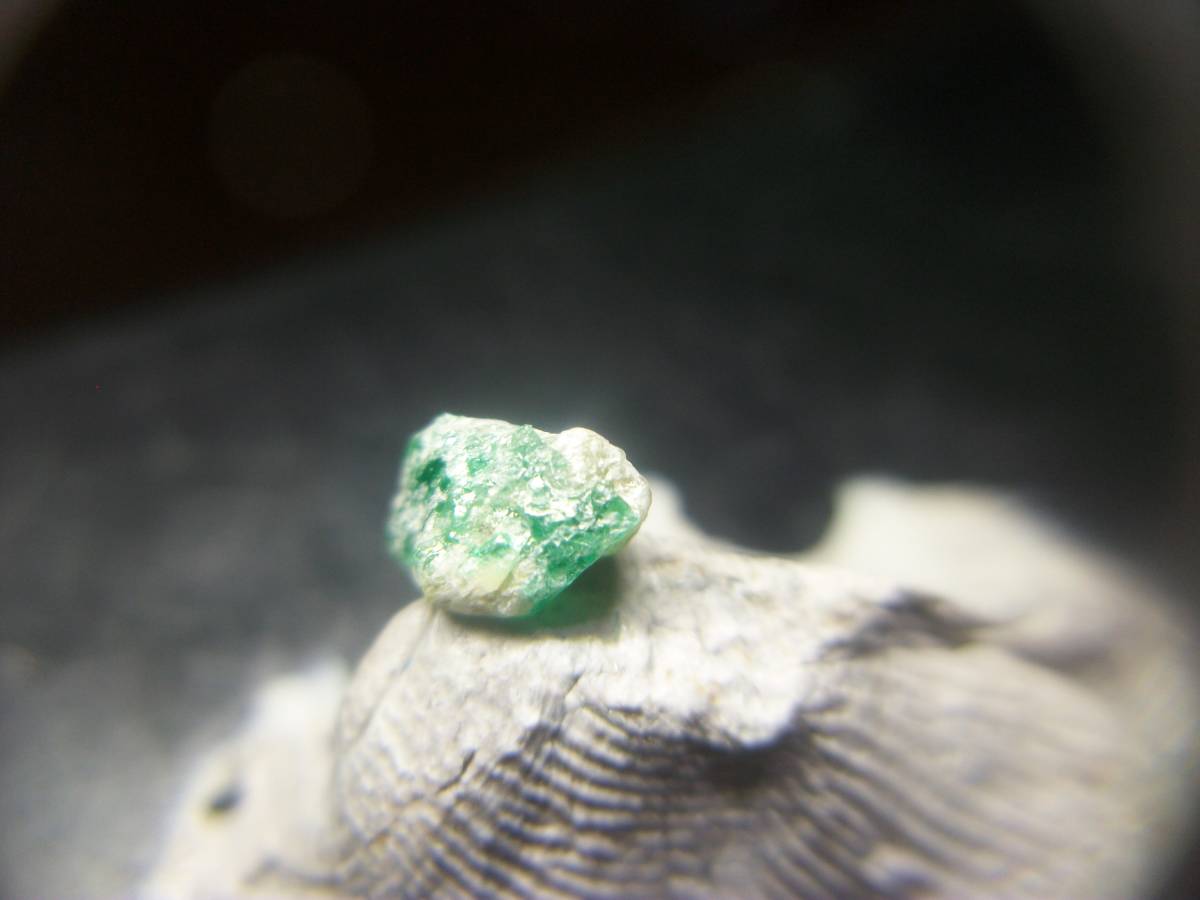 アフガニスタン　宝石質　エメラルド　緑柱石　母石付き　鮮やかなグリーン　小粒　セット　定型外発送_画像6