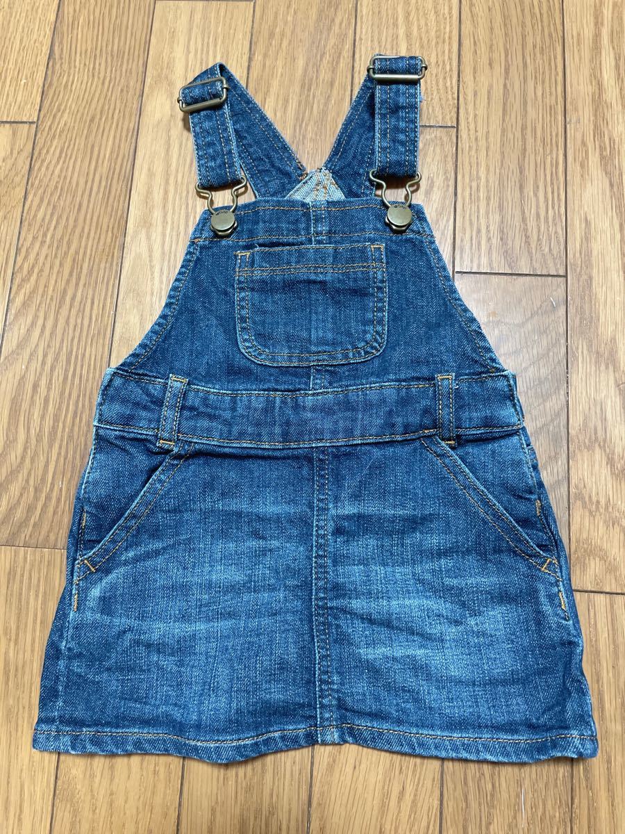 サイズ90】美品 gap デニムジャンスカ デニムスカート ジャンスカ