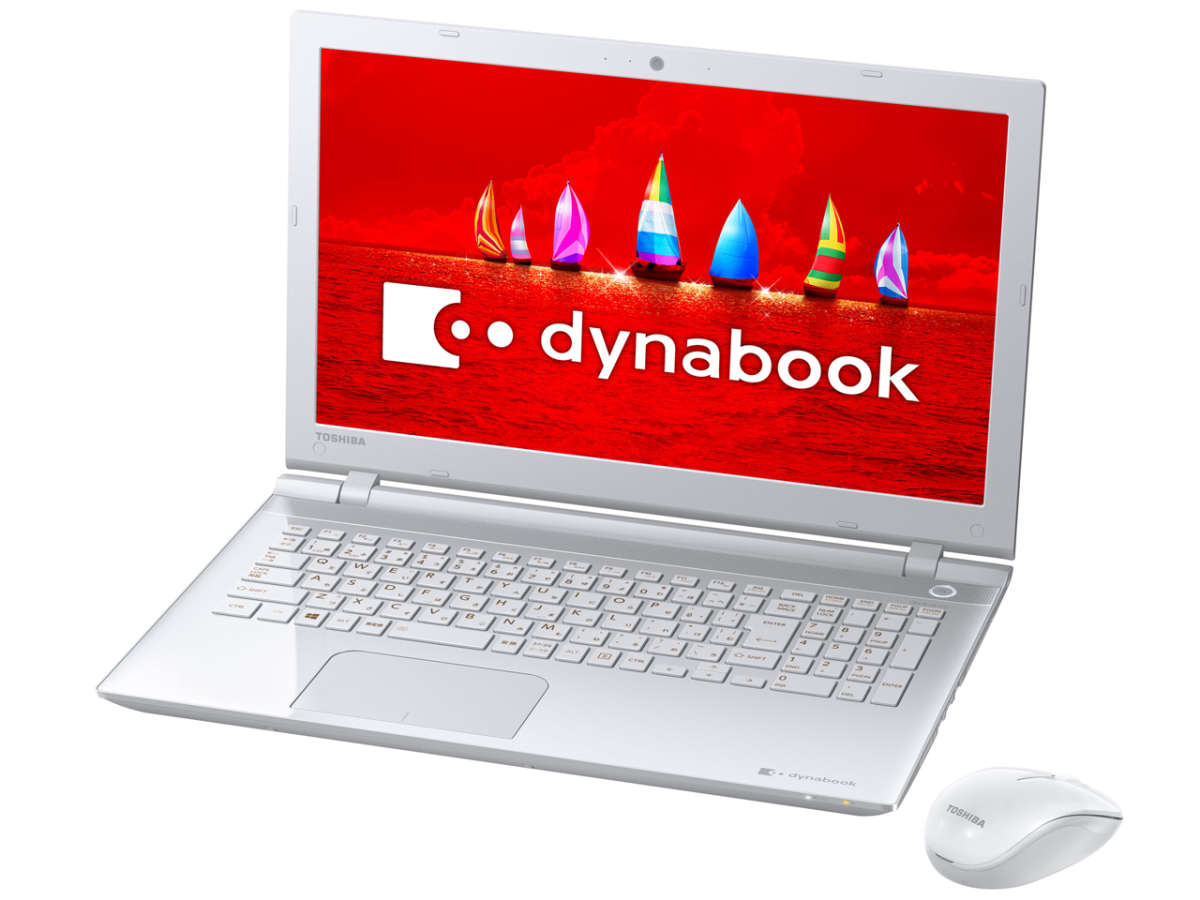 ノートパソコン 東芝 dynabook PT55VWP-BJA 15.6インチ Core i3 メモリ4GB HDD1TB Windows10 officeおまけ リュクスホワイト 量販店展示品の画像1