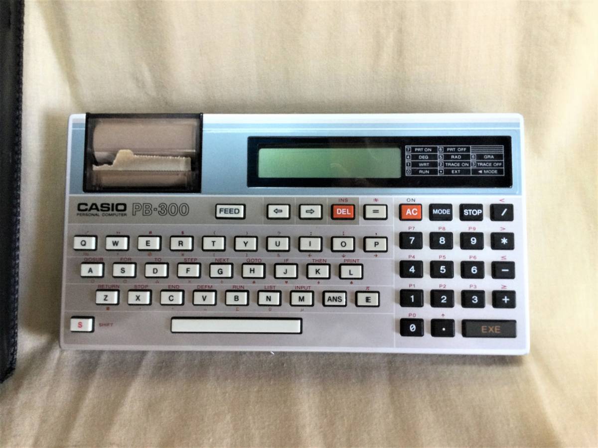  подлинная вещь,CASIO PB-300 карманный компьютер 