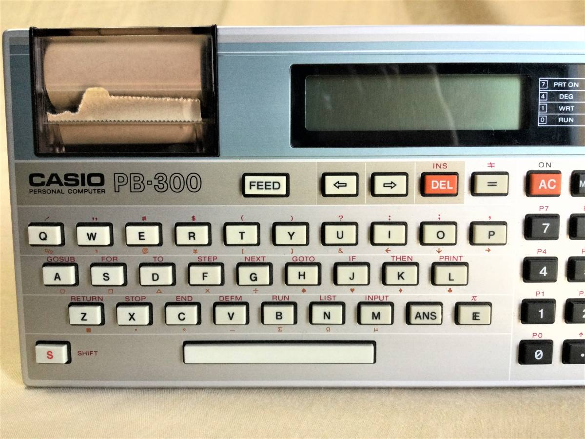  подлинная вещь,CASIO PB-300 карманный компьютер 