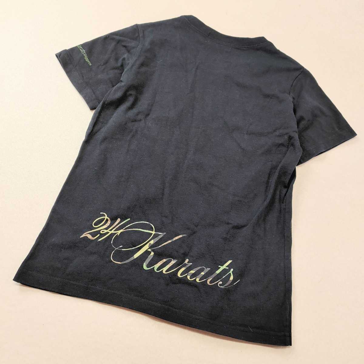 良品　GOLD 24 karats Diggers カモフラプリント半袖Tシャツ　ブラック?。鹰单ぅ? bimg=