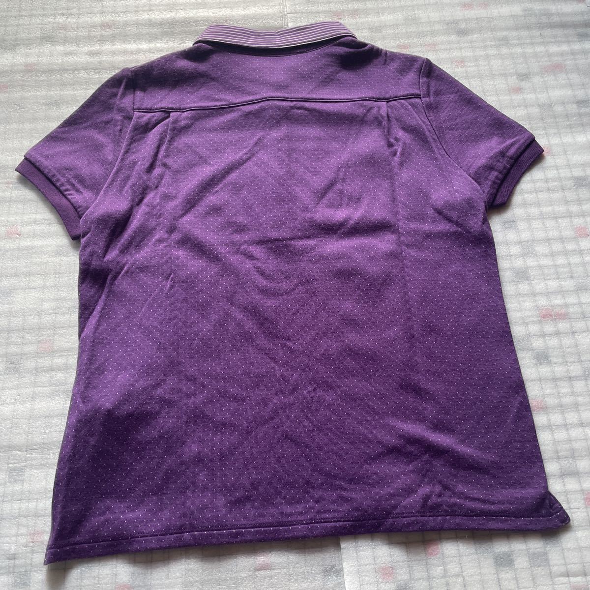 未着用 三陽商会 PRINGLE 1815 レディース ポロシャツ UK10 パープル 紫_画像5