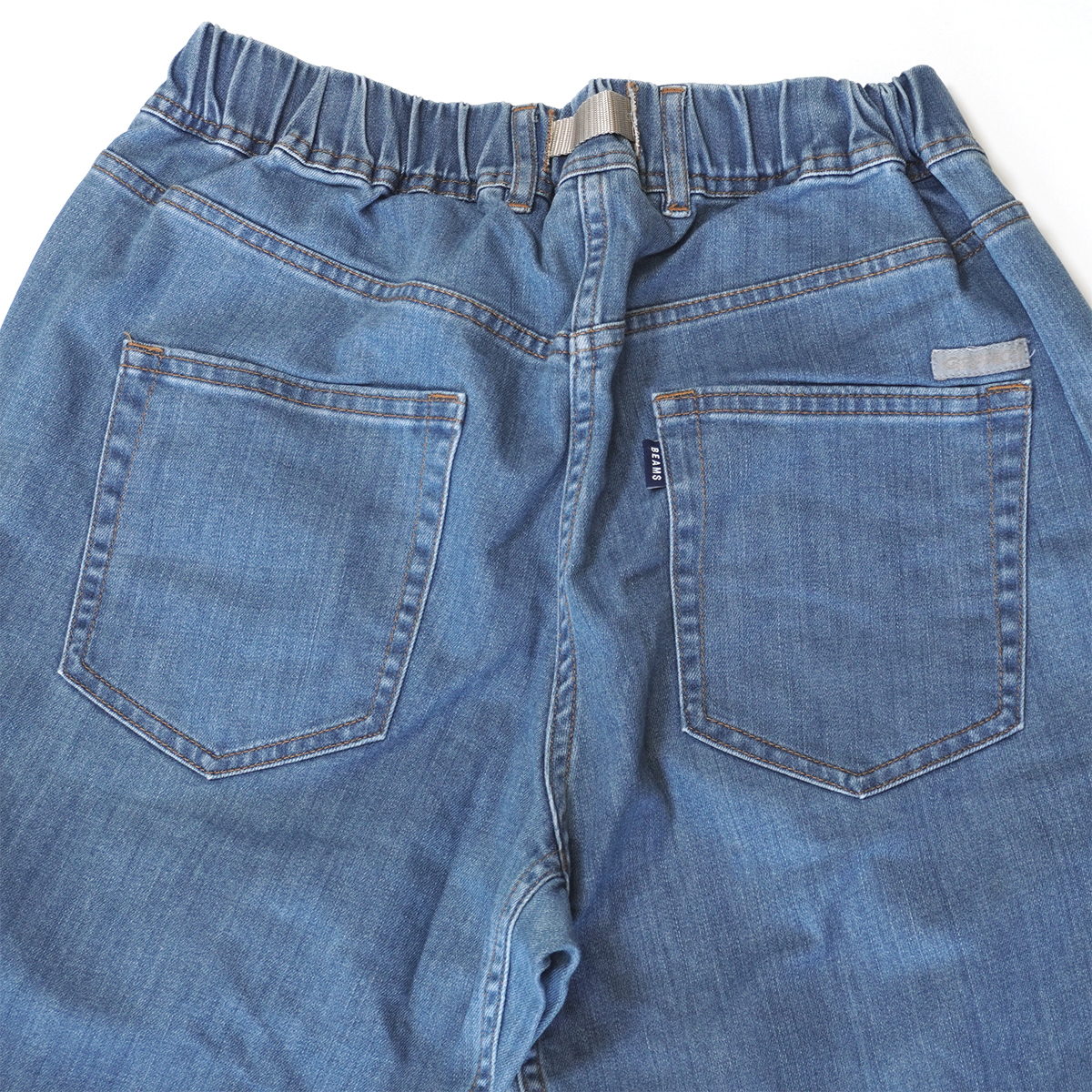GRAMICCI × BEAMS 別注 5ポケット リムーブベルトデニムパンツ【M