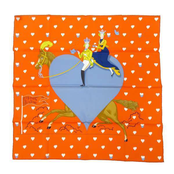 エルメス スカーフ カレ70 エルメス ティータイム Hermes Tea Time