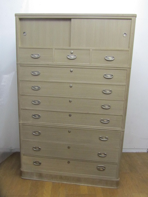 加茂桐箪笥 伝統工芸品 昇り箪笥 伝統工芸士 小柳幸太郎作 総桐 dinkes